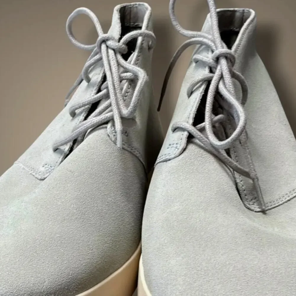 Men's Size 9 EVERLANE Cool Gray Suede Desert Boot 0721 Excellent Condition
